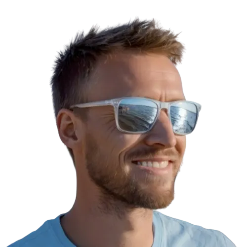 Outdoor-Brille mit Verspiegelung